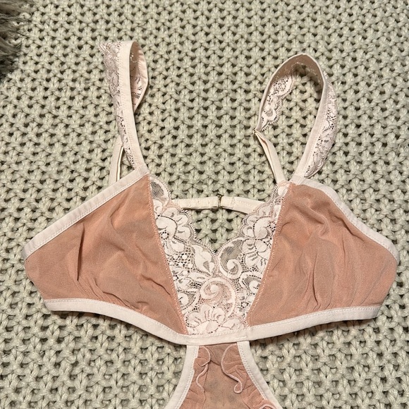NWT We are Hah Key To Ur Heart Bodysuit M in copper rose - Picture 3 of 11